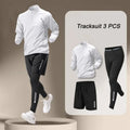 Spring men's quick drying half zip jacket set 1-4 pieces outdoor fitness running set sports jogging pants sportswear