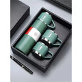Kit Garrafa Térmica Vacuum Bottle Inox