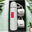 Kit Garrafa Térmica Vacuum Bottle Inox