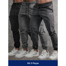 Kit com 3 Calças Jogger Tactel Void com Elastano
